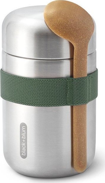 Termoska na jídlo z nerezové oceli ve stříbrné barvě 400 ml – Black + Blum Black + Blum