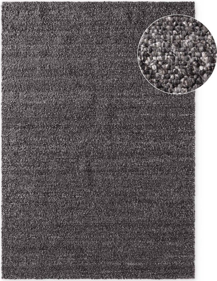 Tmavě šedý ručně tkaný koberec z materiálu bouclé 200x290 cm Notting Hill Portobello – Ted Baker Ted Baker