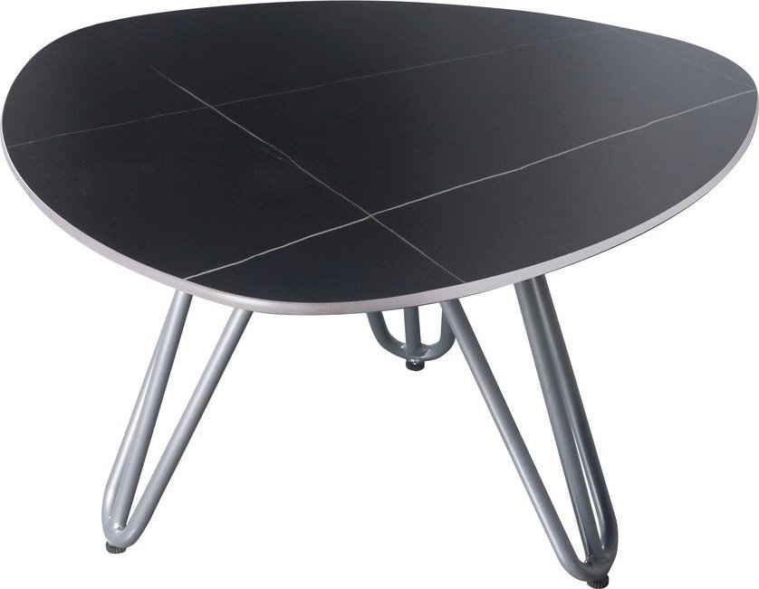 Zahradní odkládací stolek s deskou z kamene 68x67