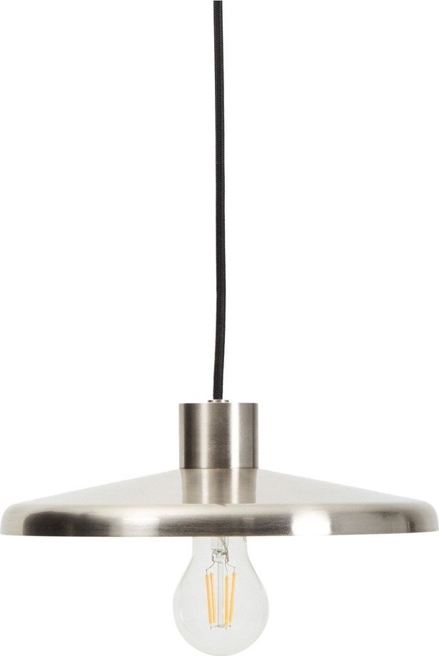 Závěsné svítidlo ve stříbrné barvě s kovovým stínidlem Nuvira – Kave Home Kave Home