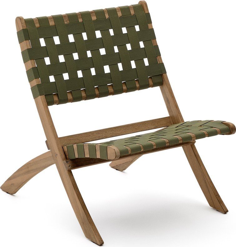 Zelené dřevěné zahradní křeslo Chabeli – Kave Home Kave Home