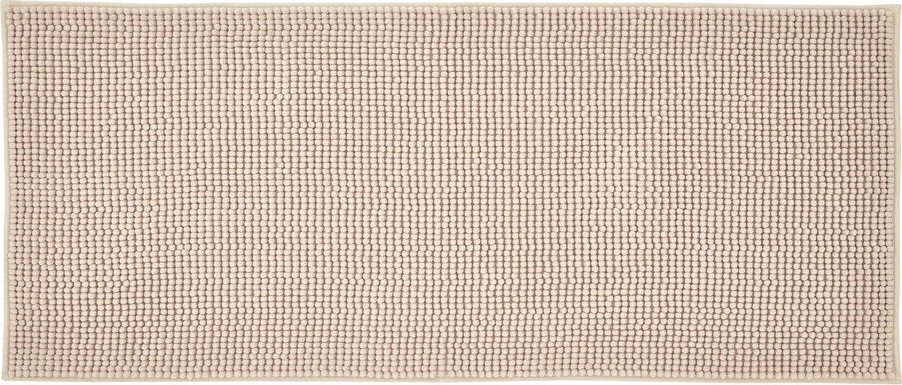 Béžová koupelnová předložka 50x120 cm Bobble – Catherine Lansfield Catherine Lansfield
