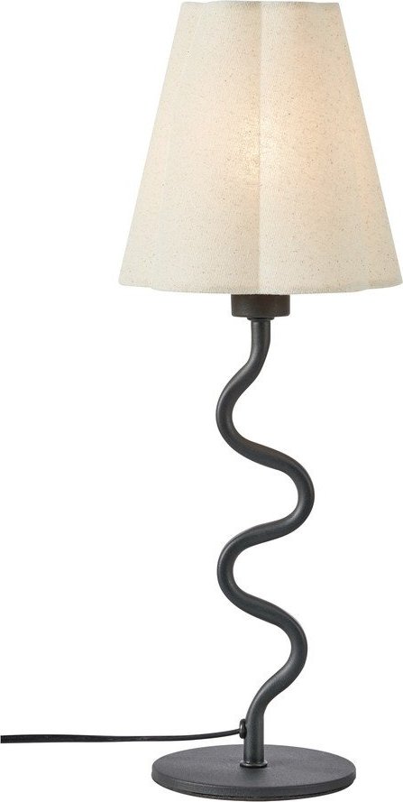 Béžová kovová stolní lampa s textilním stínidlem (výška 41 cm) Veya – Markslöjd Markslöjd