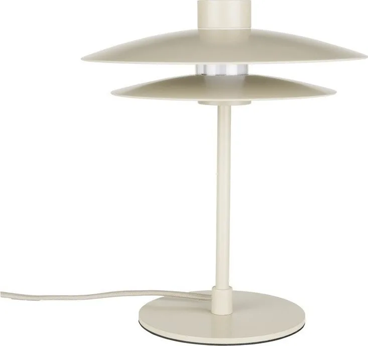 Béžová kovová stolní lampa (výška 32 cm) Wubbo – White Label