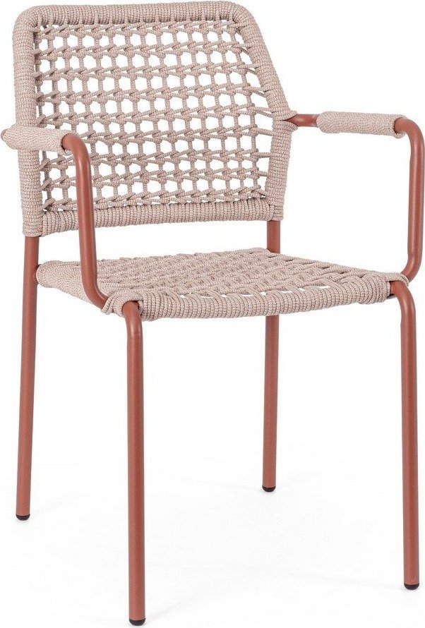 Béžová kovová zahradní židle Rajada – Bizzotto Bizzotto