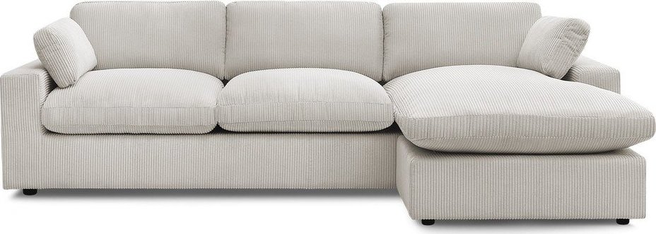 Béžová manšestrová rohová pohovka Belair – Bobochic Paris Bobochic Paris