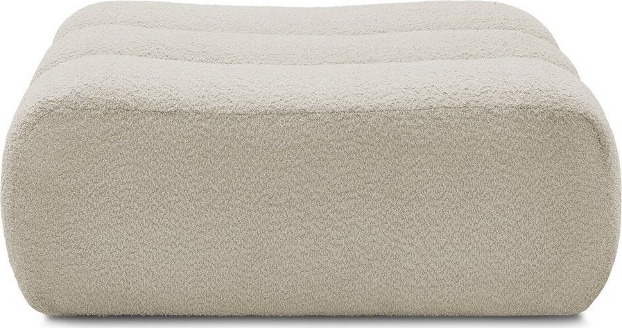 Béžová podnožka z textilie bouclé Azra – Bobochic Paris Bobochic Paris