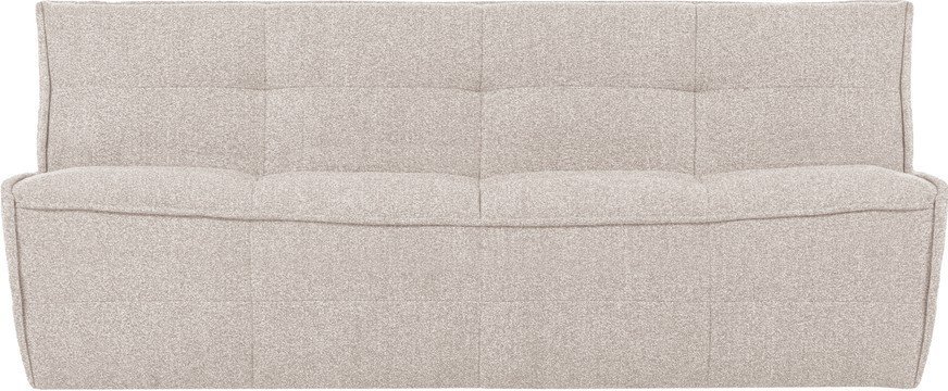 Béžová pohovka z textilie bouclé 204 cm Cluster – vtwonen vtwonen