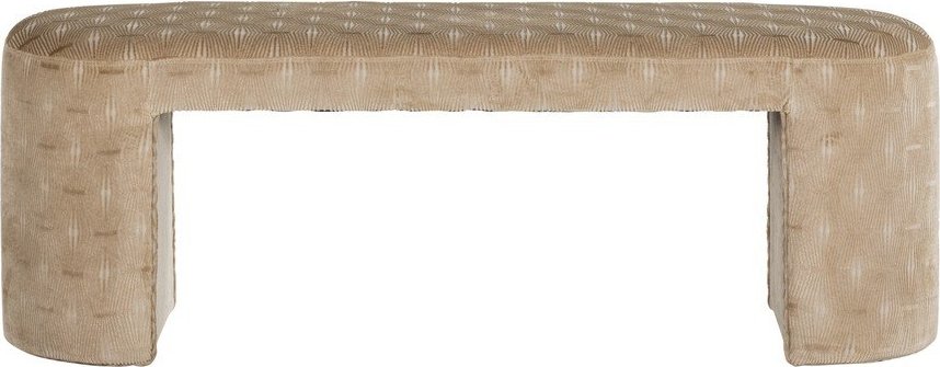 Béžová polstrovaná lavice Jacob – WOOOD WOOOD