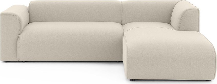 Béžová rohová pohovka (pravý roh/s lenoškou) Merid – Ropez Ropez