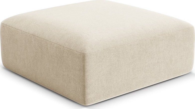 Béžová sametová podnožka Campi – Cosmopolitan Design Cosmopolitan design