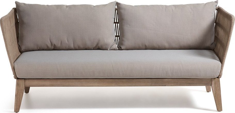 Béžová třímístná pohovka Kave Home Bellano Kave Home