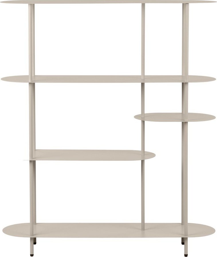 Béžový kovový regál 118x139x31 cm Rieti – House Nordic House Nordic
