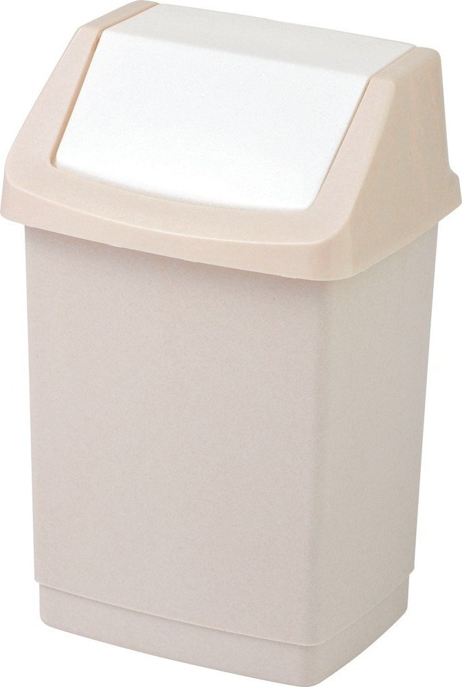 Béžový plastový odpadkový koš 50 l Click-It – Curver Curver