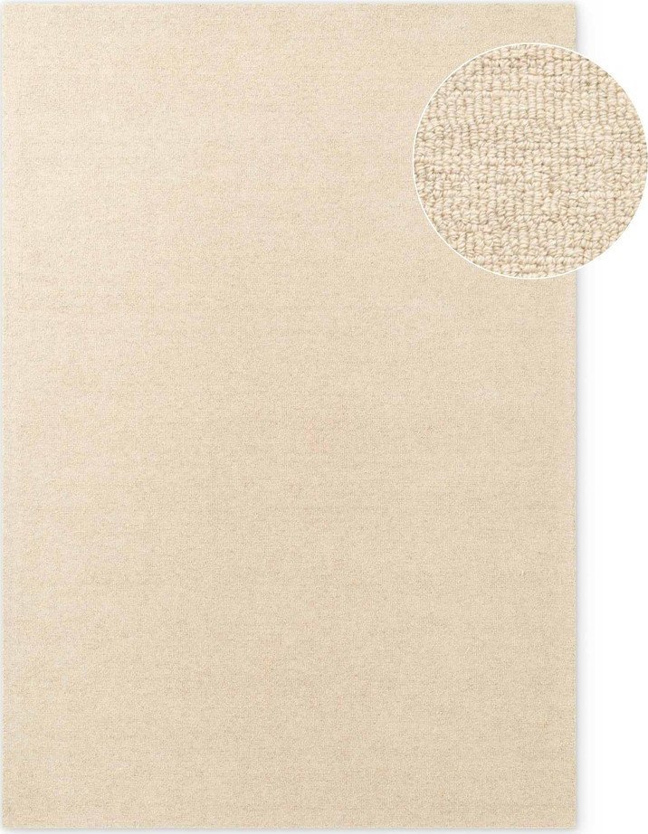 Béžový ručně tkaný vlněný koberec 160x230 cm Puristic Knots – Elle Decoration Elle Decoration
