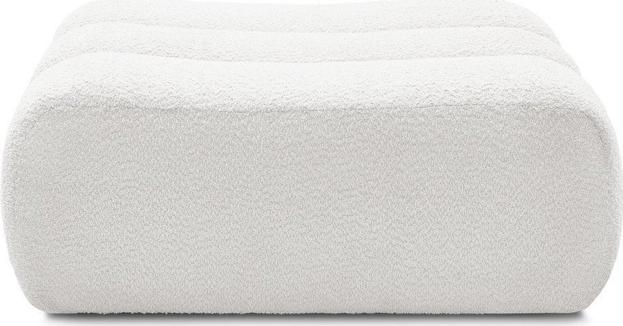 Bílá podnožka z textilie bouclé Azra – Bobochic Paris Bobochic Paris