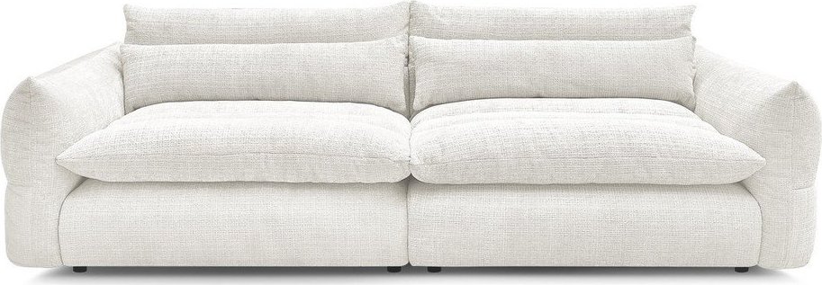 Bílá žinylková pohovka 276 cm Neil – Bobochic Paris Bobochic Paris