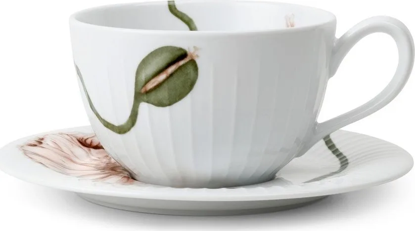 Bílý porcelánový šálek 380 ml Hammershøi Poppy – Kähler Design