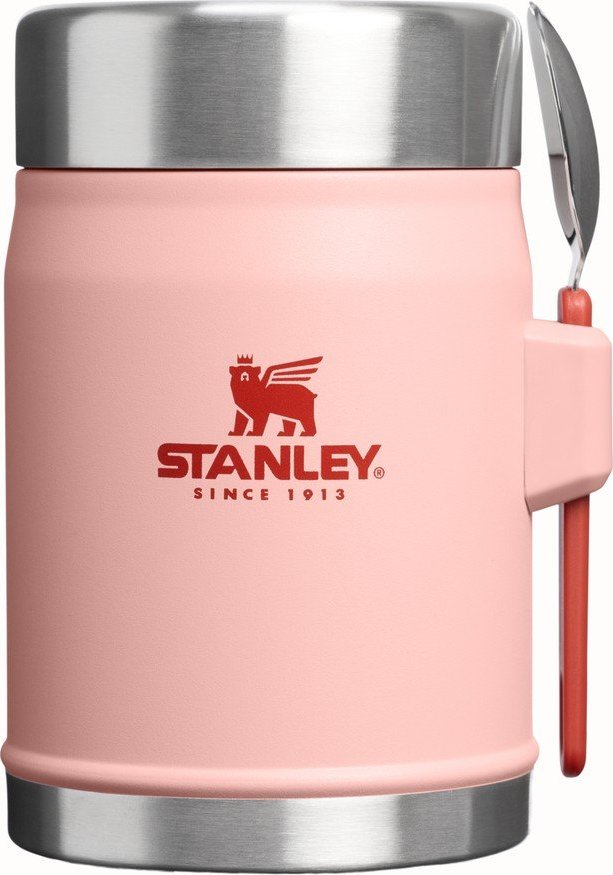 Broskvová termoska na jídlo z nerezové oceli 400 ml Legendary Food Jar + Spork Peach Rose – Stanley Stanley
