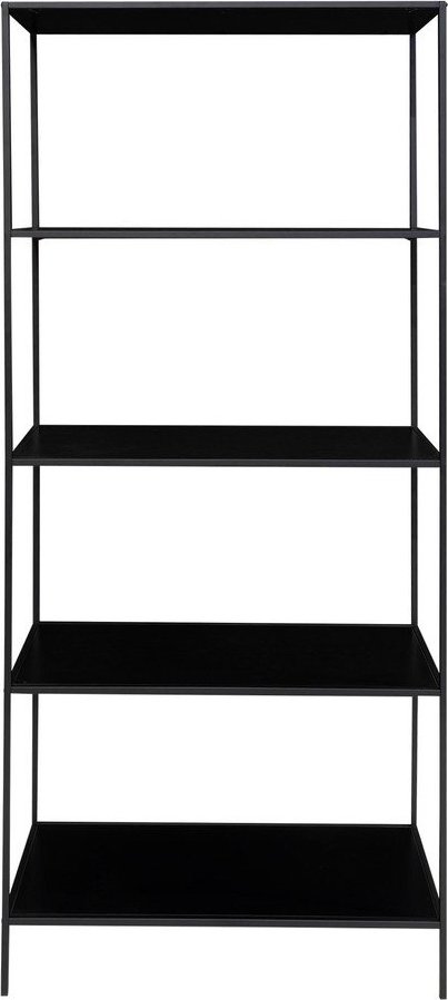 Černá kovová knihovna 80x170x36 cm Vita – House Nordic House Nordic