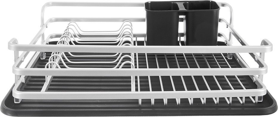 Černobílý kovový odkapávač 43x32 cm Deluxe – Orion Orion