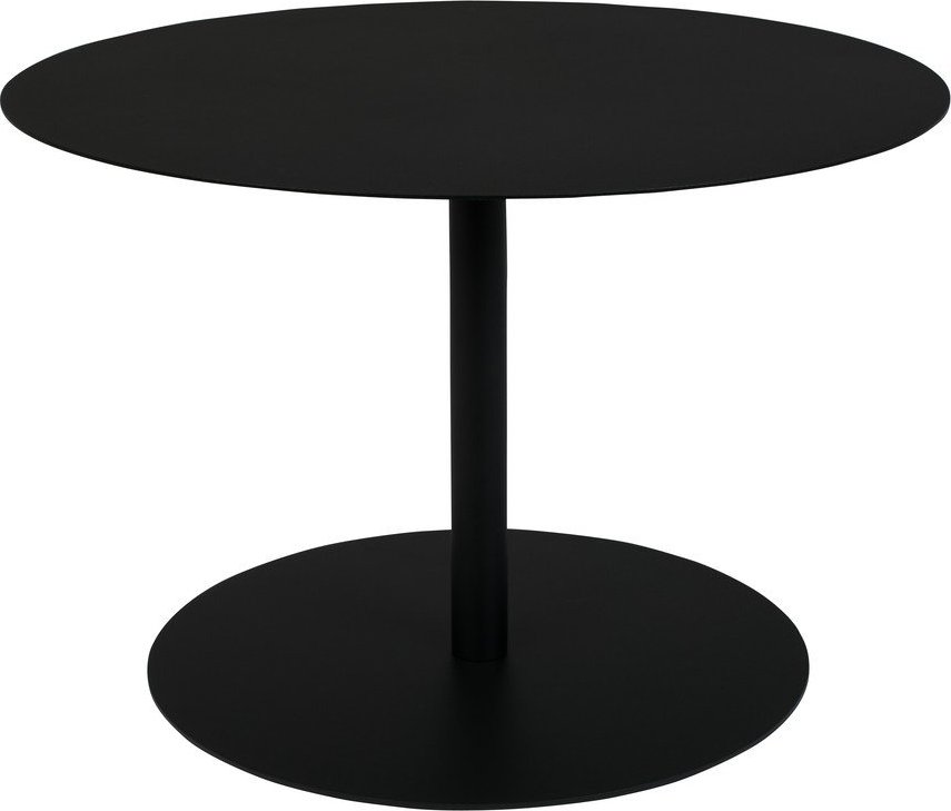 Černý kovový kulatý konferenční stolek ø 60 cm Snow – Zuiver Zuiver