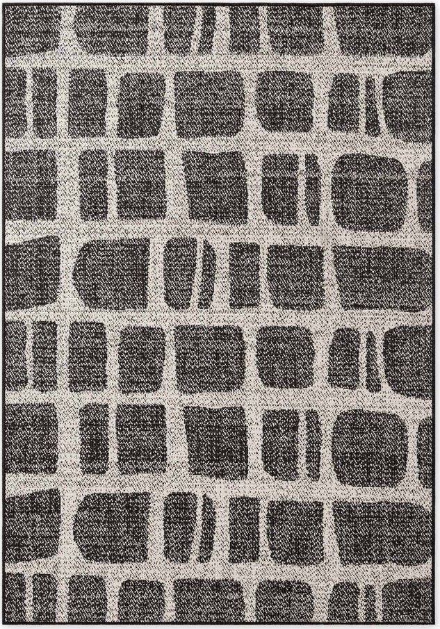 Černý/krémový vnitřní a venkovní koberec 120x170 cm Haringey Ruskin – Ted Baker Ted Baker