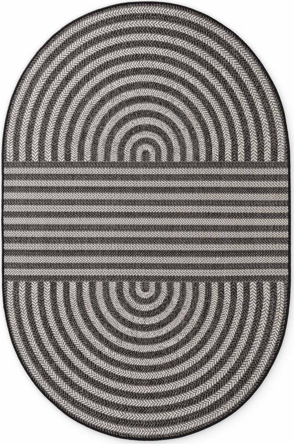 Černý/krémový vnitřní a venkovní koberec 160x230 cm Haringey Woodfield – Ted Baker Ted Baker