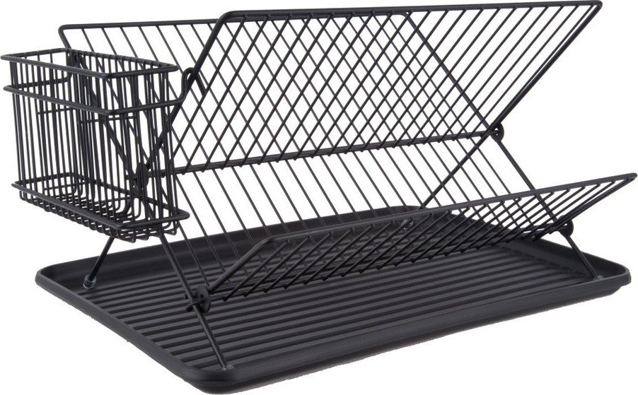 Černý odkapávač nádobí PT LIVING PT LIVING