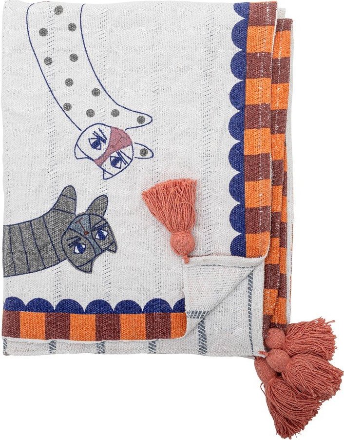 Deka s příměsí bavlny 130x155 cm Missy – Bloomingville Bloomingville