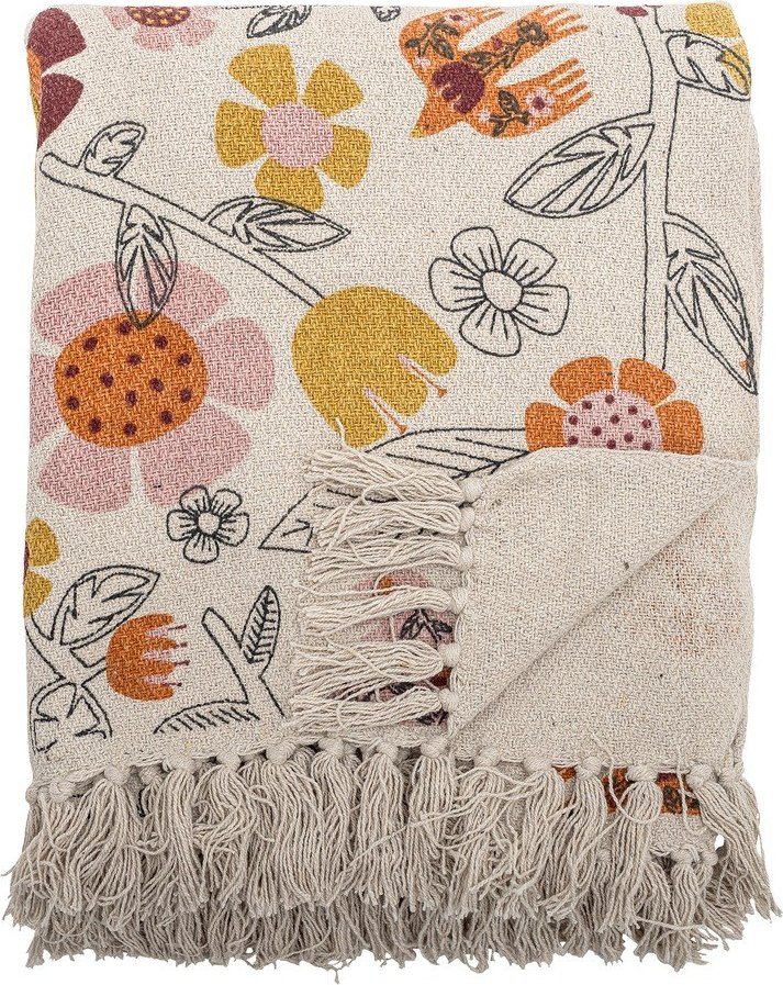 Deka s příměsí bavlny 130x160 cm Vivielle – Bloomingville Bloomingville