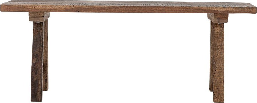 Dřevěná zahradní lavice v přírodní barvě Brosse – Bloomingville Bloomingville