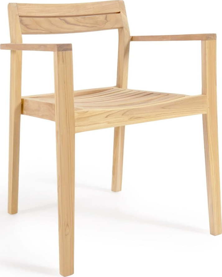 Dřevěná zahradní židle v přírodní barvě Victoire – Kave Home Kave Home