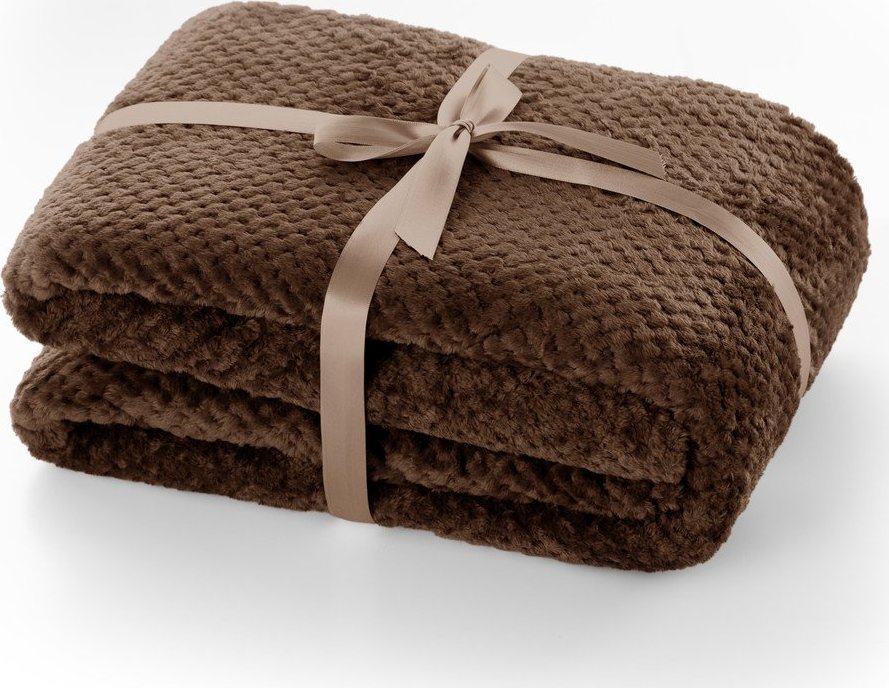 Hnědá deka z mikrovlákna DecoKing Henry