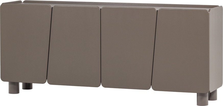 Hnědá komoda z borovicového dřeva 200x85x45 cm Root – WOOOD WOOOD