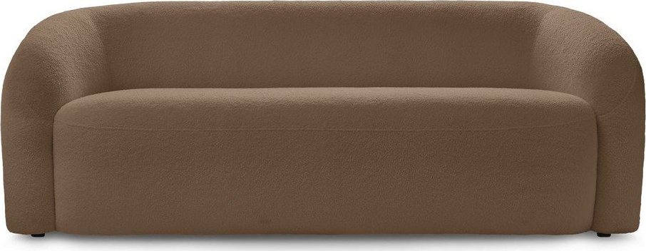 Hnědá pohovka z textilie bouclé 193 cm Elina – Bobochic Paris Bobochic Paris