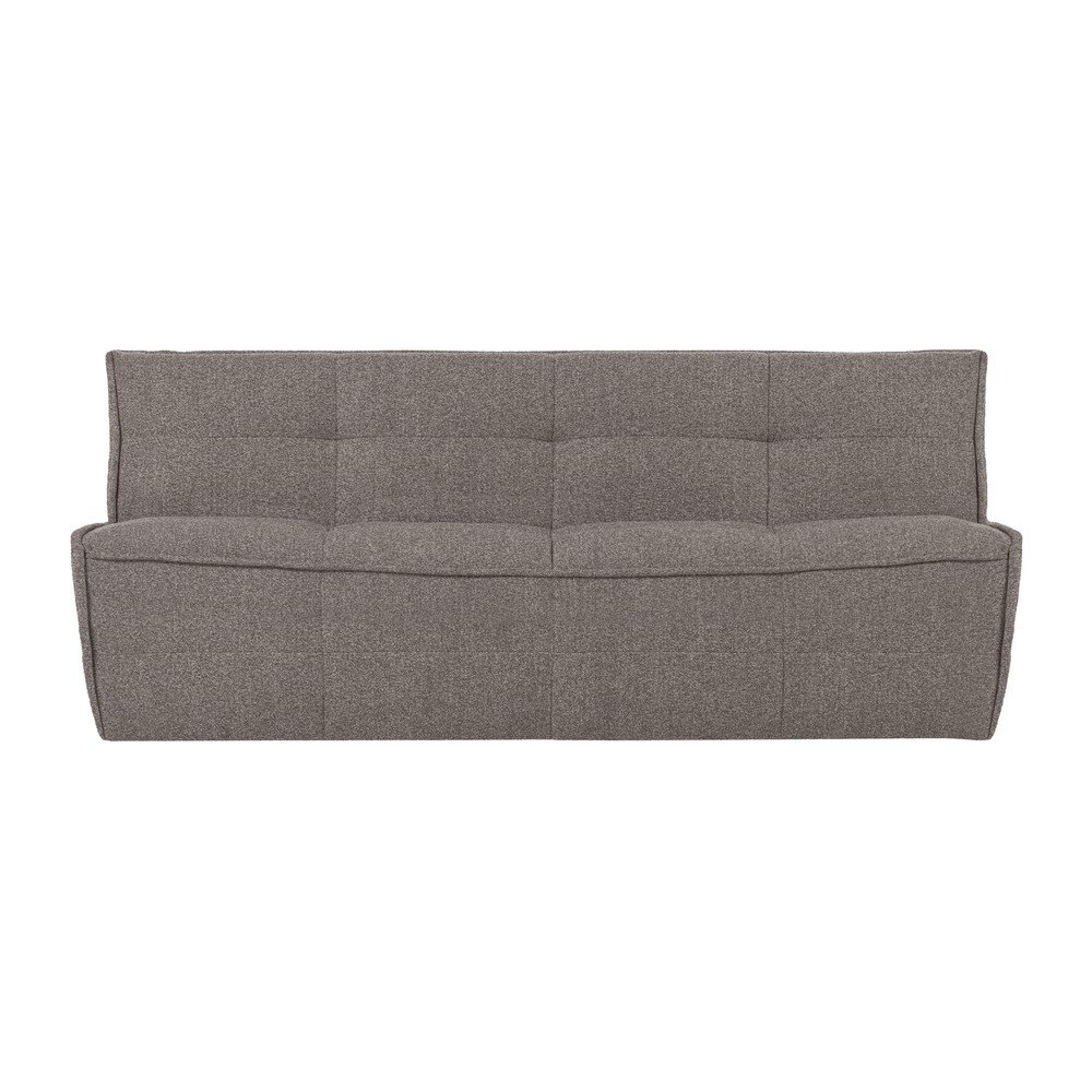 Hnědá pohovka z textilie bouclé 204 cm Cluster – vtwonen vtwonen