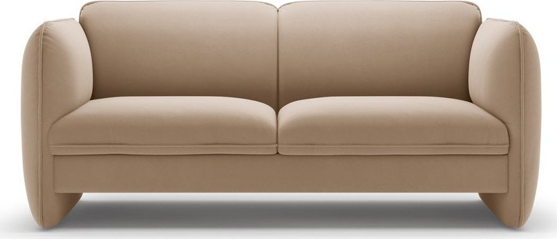 Hnědá sametová pohovka 168 cm Georgia – Micadoni Micadoni