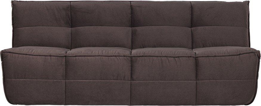 Hnědá sametová pohovka 204 cm Cluster – vtwonen vtwonen