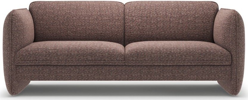 Hnědá žinylková pohovka 204 cm Georgia – Micadoni Micadoni