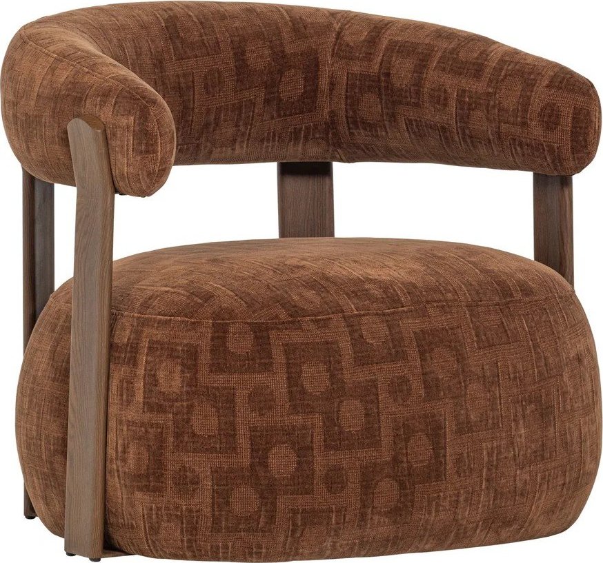 Hnědé křeslo Foon – WOOOD WOOOD