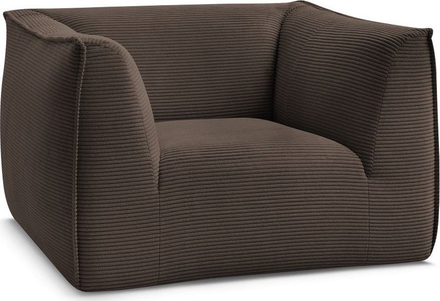 Hnědé manšestrové křeslo Giorgia – Bobochic Paris Bobochic Paris