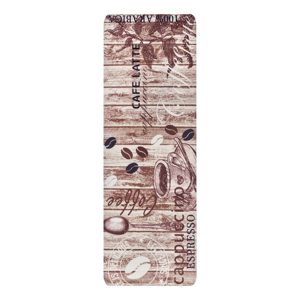 Hnědý kuchyňský běhoun Hanse Home Delicious Coffee