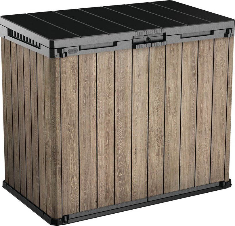 Hnědý plastový zahradní úložný box Deco – Keter Keter