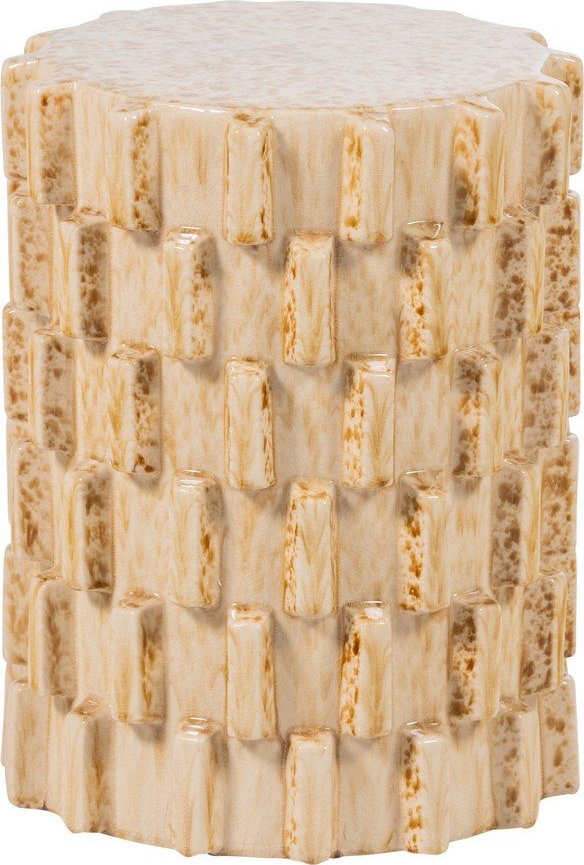 Keramický kulatý odkládací stolek ø 35 cm Axu – WOOOD WOOOD