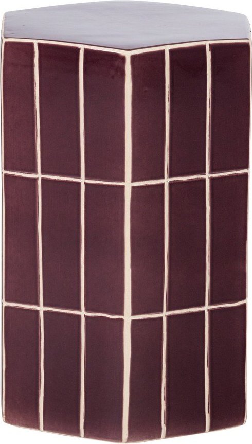 Keramický odkládací stolek 26x30 cm Plu – WOOOD WOOOD