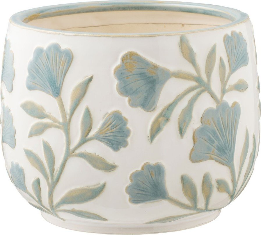 Keramický ručně vyrobený obal na květináč na bylinky ø 22