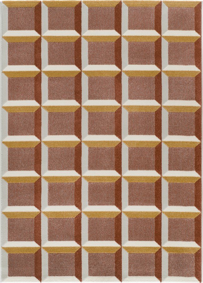 Koberec v terakotové barvě 133x190 cm Amara – Universal Universal