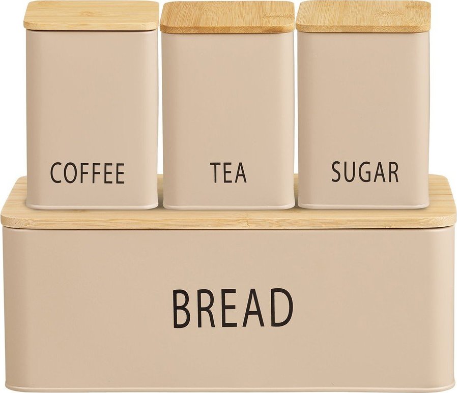 Kovové dózy v sadě 4 ks Tula – House Nordic House Nordic