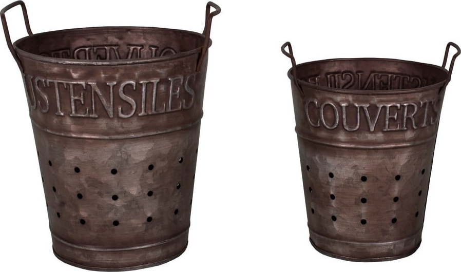 Kovové stojany na kuchyňské náčiní 2 ks – Antic Line Antic Line